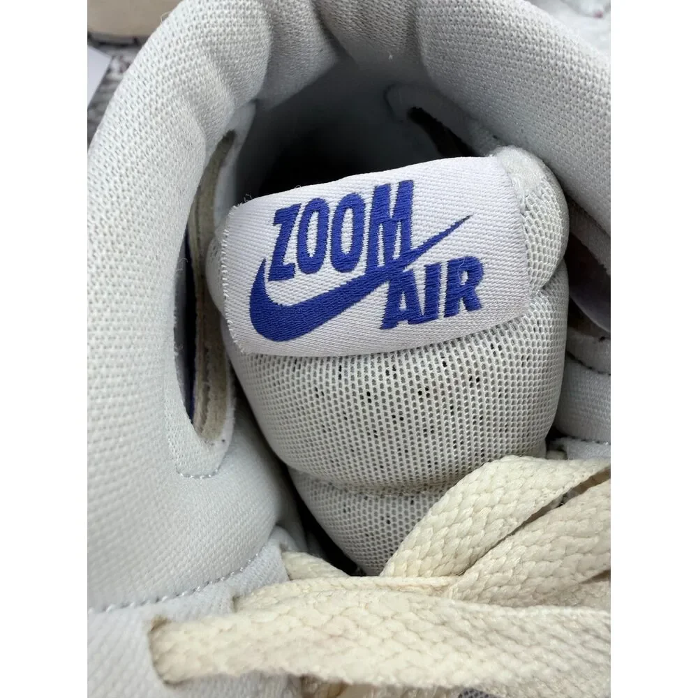 Nike Women's Air Jordan 1 Zoom CMFT Light Smoke Grey and Barely Grape Size 6.5